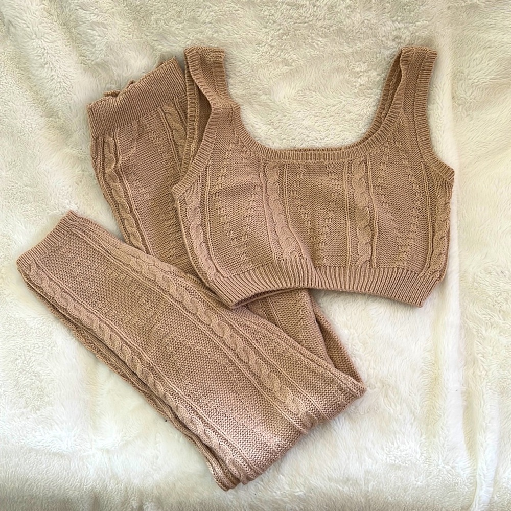 Knitted Loungewear Set